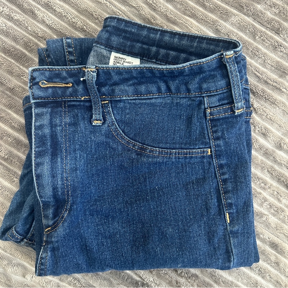 H&M  & Denim Women's Skinny, high waist Jeans - Dark Blue